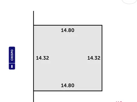 Crespo y Mendoza - Terreno. 