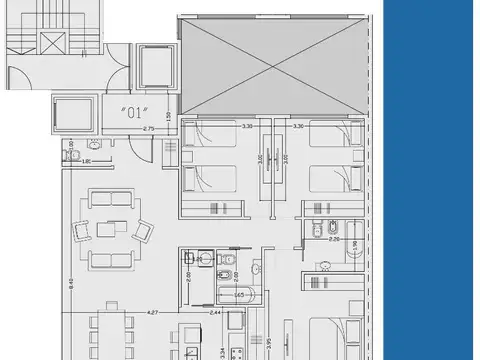 Departamento en Venta de 4 ambientes