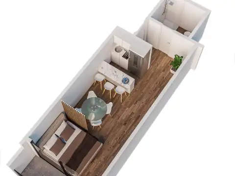 Departamento en Venta de 1 dormitorio