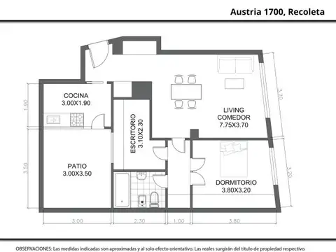 Departamento en Venta 70 años