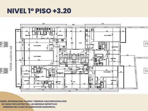 Departamento 4 ambientes con 4 baños