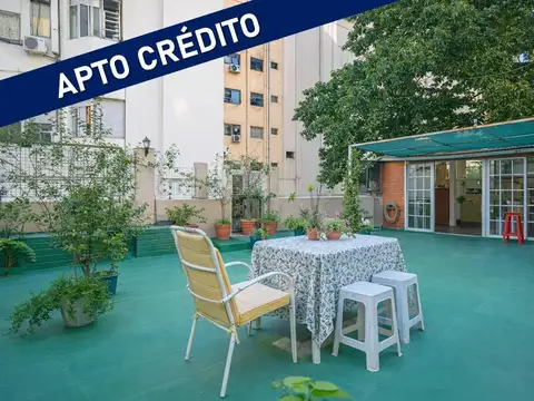 VENTA PH 4 MBIENTES CON GRAN TERRAZA PALERMO SOHO APTO CRÉDITO - PRIMER PISO POR ESCALERA