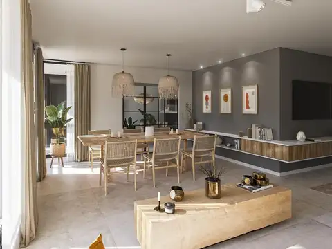 Departamento 2 ambientes con 1 baño