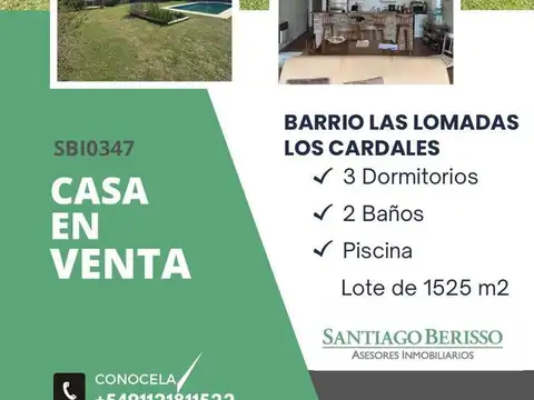 Casa en Venta con 2 cocheras