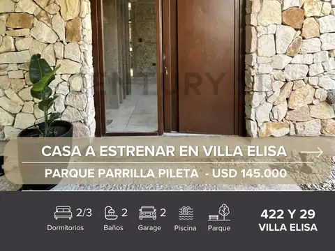 Casa en venta en Villa Elisa