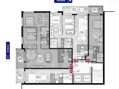 Departamento en Venta de Monoambiente