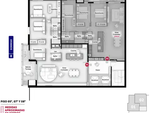 Departamento en Venta en Rosario, USD 84.925