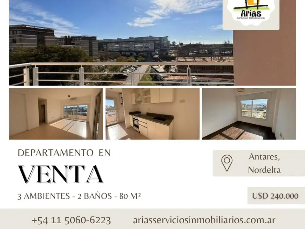 Departamento en Venta en Nordelta Antares - 2 dormitorios