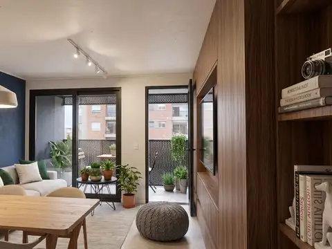 Departamento 2 ambientes con 1 baño