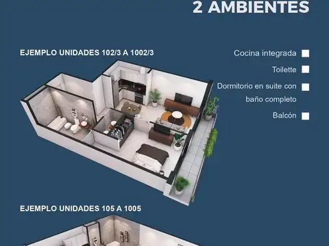 Monoambiente en construcción Caballito