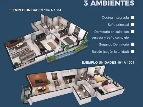 Departamentos en construcción