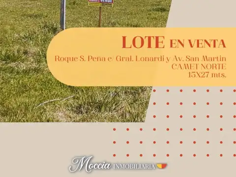 Lote en Camet Norte