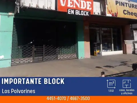 Terreno - Venta - Argentina, Los Polvorines - Avda. del Sesquicentenario 116