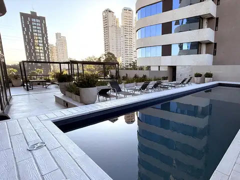 Departamento Amoblado 2 Amb piso 9A con cochera en  Brickell Tigre - Gba Norte