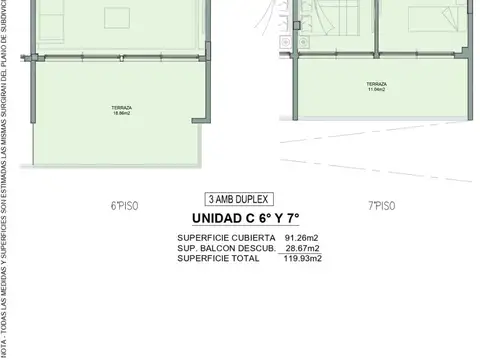 Departamento en Venta de 3 ambientes