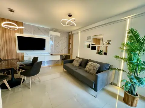 Libérateur 2 ambientes amoblado y equipado con cochera