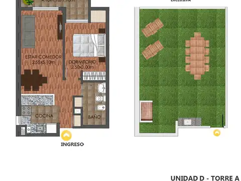Venta departamento 1 dormitorio Rosario centro
