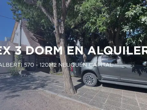 DUPLEX DE 3 DORMITORIOS CON COCHERA EN ALQUILER