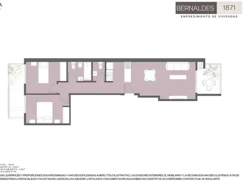 Departamento en Venta de 3 ambientes