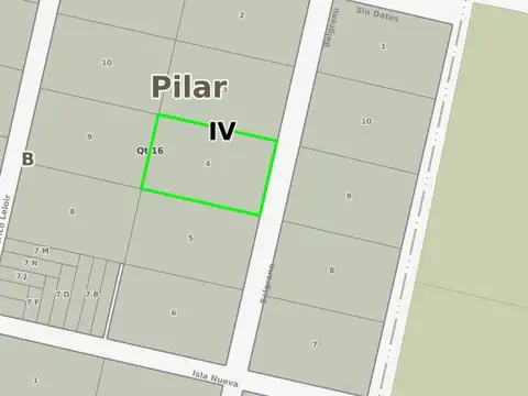 Terreno en Venta en Pilar, USD 20.000