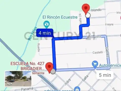 Terreno en Venta 33  mts Fondo