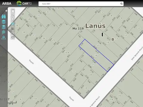 Lote Terreno Venta Valentin Alsina Lanus 260m2