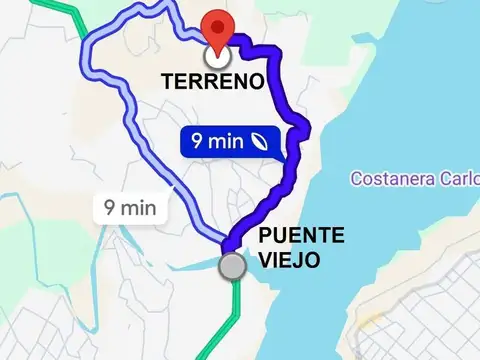 Terreno en Venta 20  mts Frente