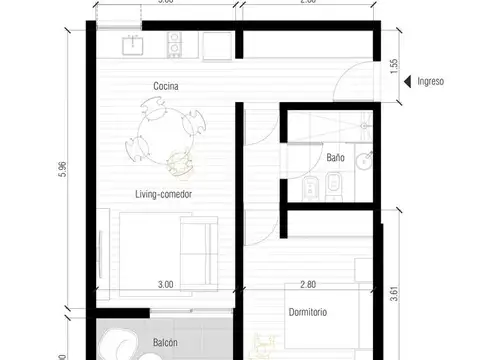 Departamento en venta en Pichincha, Rosario 1 dormitorio c/ amenties!