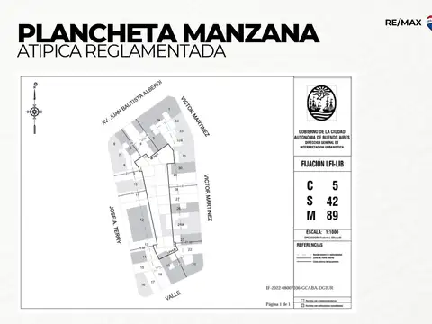 Terreno en Venta en Caballito, USD 1.500.000