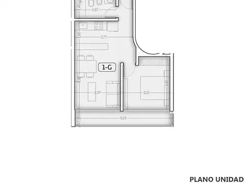 Venta departamento 1 dormitorio Fisherton Rosario