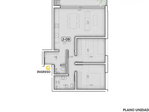Departamento en Venta en Fisherton, Rosario