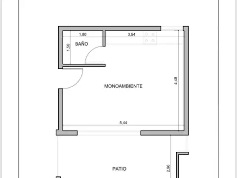 VENTA - MERLO NORTE  - DEPARTAMENTO MONOAMBIENTE - U$S 48.000.-