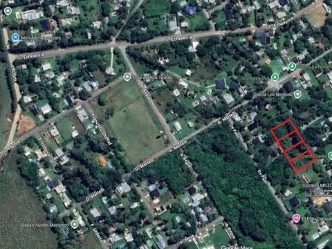 Terrenos en venta en Campana – Barrio Los Pioneros – Lotes desde 1.044 m² – USD 35/m²