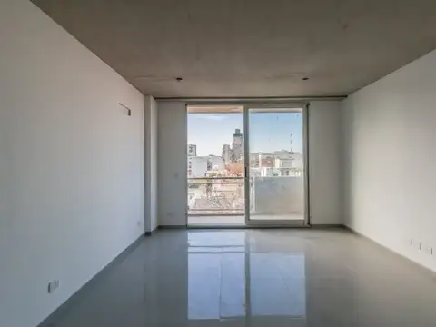 Monoambiente Chacarita Colegiales al frente con balcón a estrenar