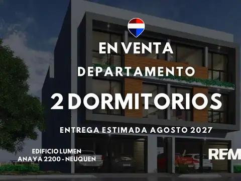 VENTA DEPARTAMENTO 2 DORMITORIOS EDIFICIO LUMEN