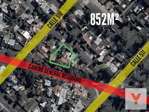 Terreno en venta - 852Mts2 - Manuel B. Gonnet, La Plata