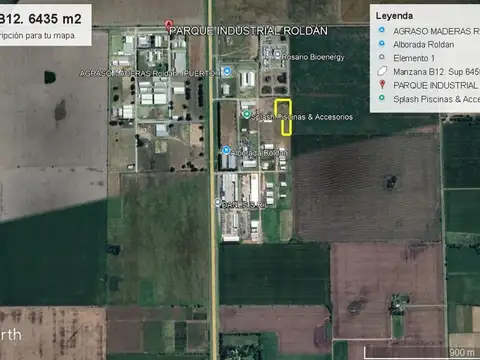 Terrenos en Sector Industrial de Roldan  6.435 m2