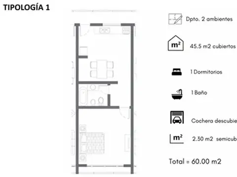 Departamento en Venta 1 año