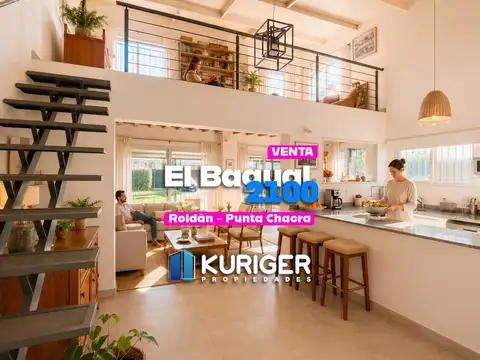 Casa a la venta de 3 dormitorios en Punta Chacra - Roldán. Apta crédito.