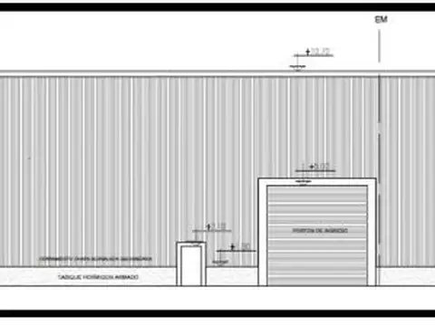Galpon en Alquiler 50  mts Frente