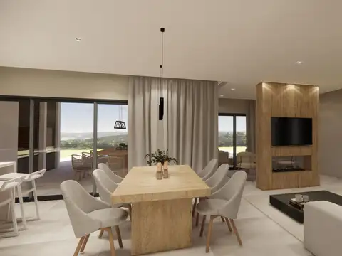 Casa contemporánea en Puertos del Lago | Barrio Araucarias, 4 Hab (3 en suite), diseño y amplitud