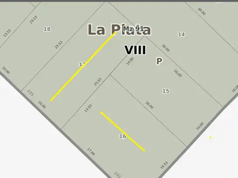 Terreno en Venta en Abasto, USD 21.590