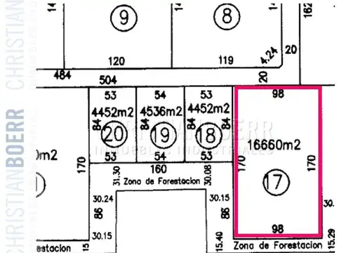Terreno en Venta de 16660,0 m2