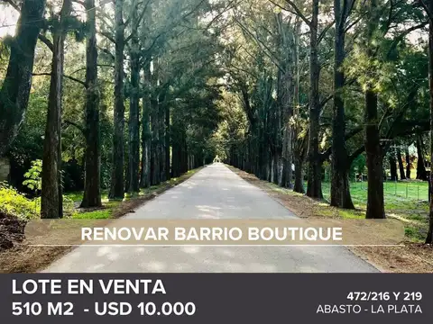 Terreno en Venta 42  mts Fondo
