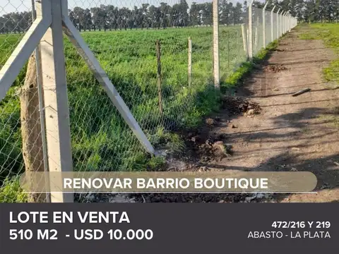 Terreno en Venta 12  mts Frente