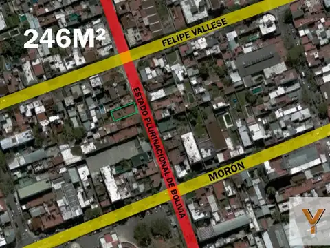 Terreno en venta - 246Mts2 - Flores