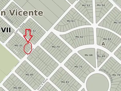 Terreno en Venta en San Vicente, USD 10.000