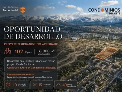PROYECTO APROBADO DE 102 DÚPLEX EN BARILOCHE!