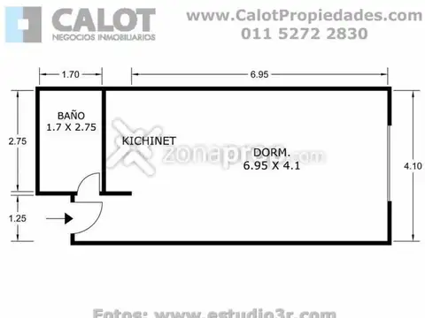 Departamento en Alquiler Temporal de Monoambiente