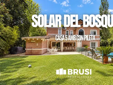 CASA EN VENTA EN SOLAR DEL BOSQUE - CASA EN 2 PLANTAS